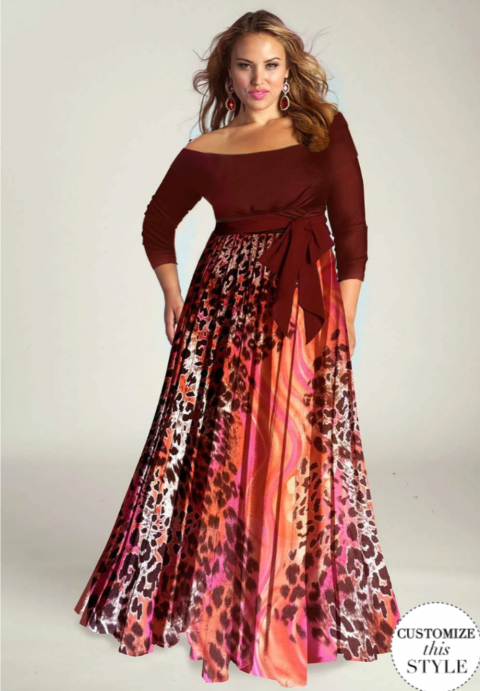 Plus size special occasion dresses in 