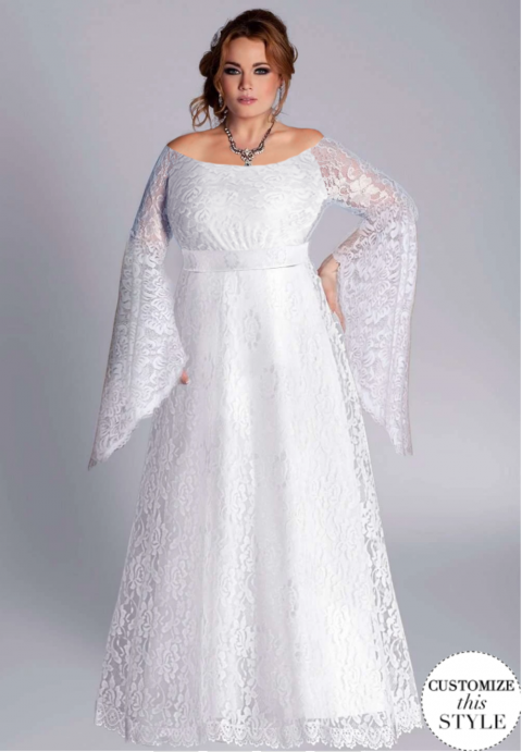 Custom made plus size wedding outlet dresses