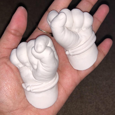 Hand clay deals molds