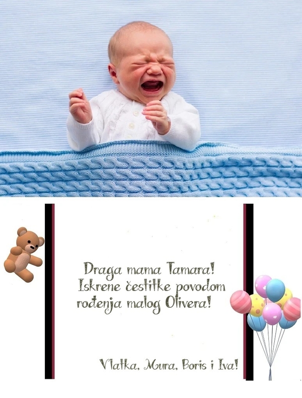 Telegram Rođenja Bebe 22