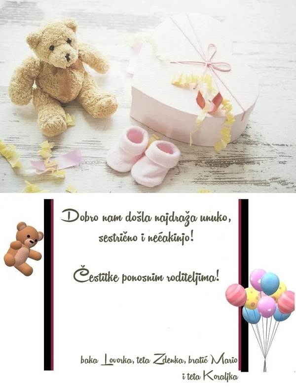 Telegram Rođenja Bebe 23