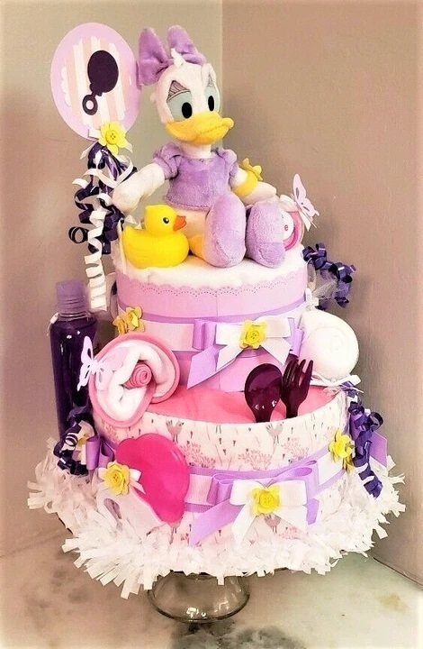 TORTA OD PELENA DE LUXE - NAJLJEPŠI POKLON U RODILIŠTE - DISNEY VLATKA