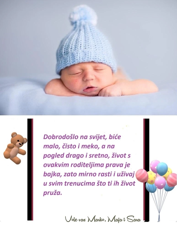 Telegram Rođenja Bebe 1