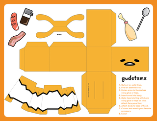 Paper Friend: Gudetama