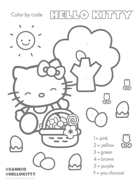 Sanrio, Art, 21 Hello Kitty Sanrio Coloring Book Nwt