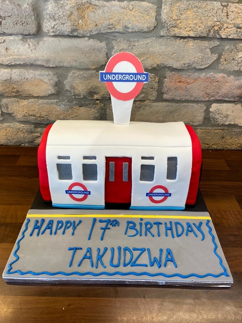 London Underground Birthday Cake – Etoile Bakery