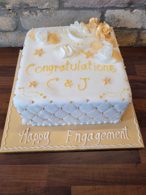 Asian Engagement Cake - Your Treats Bakery