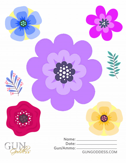 free printable shooting targets gun goddess gungoddess com