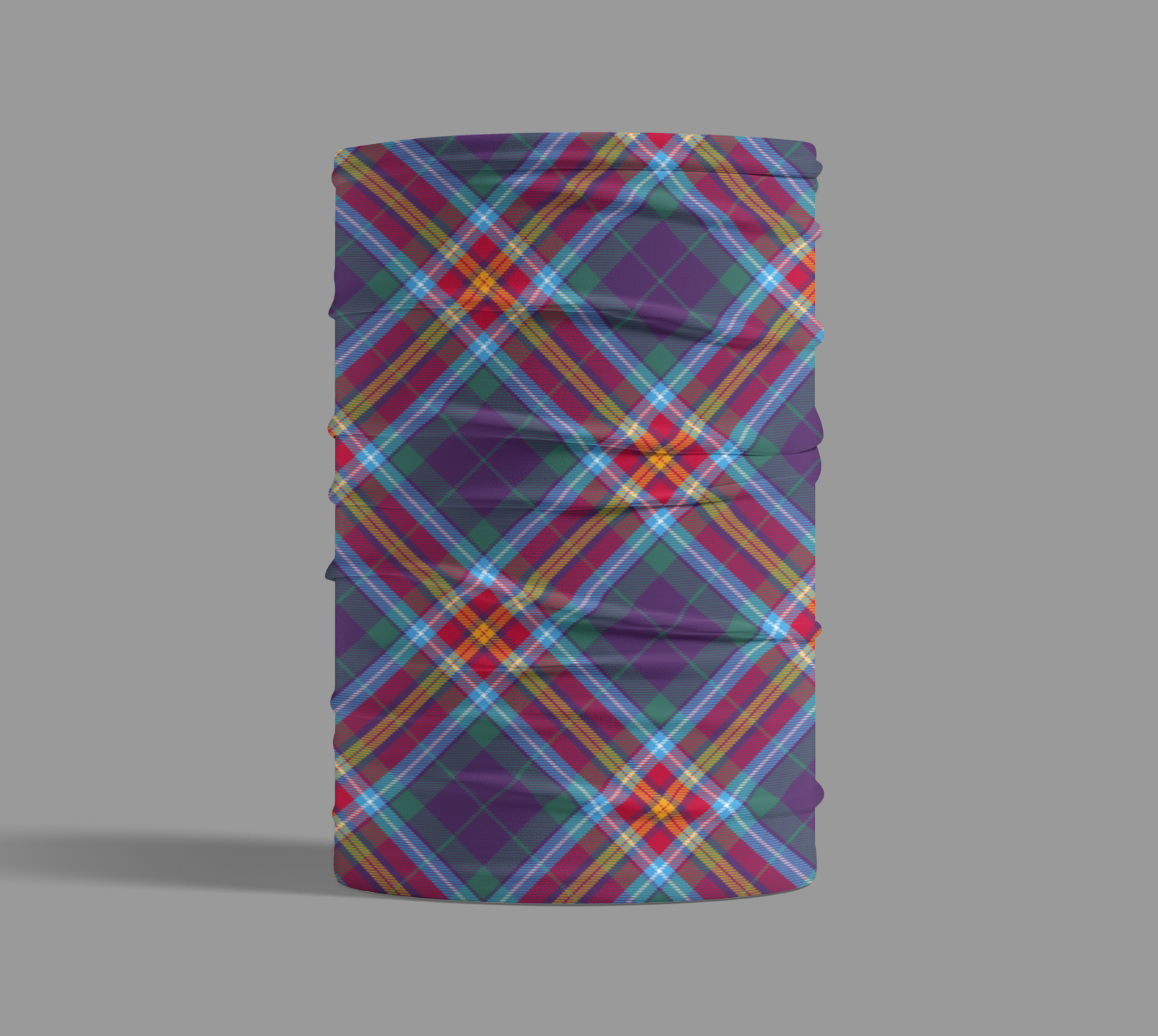 YES Alba Gu Brath Tartan Neck Gaiter Small Sett Pattern