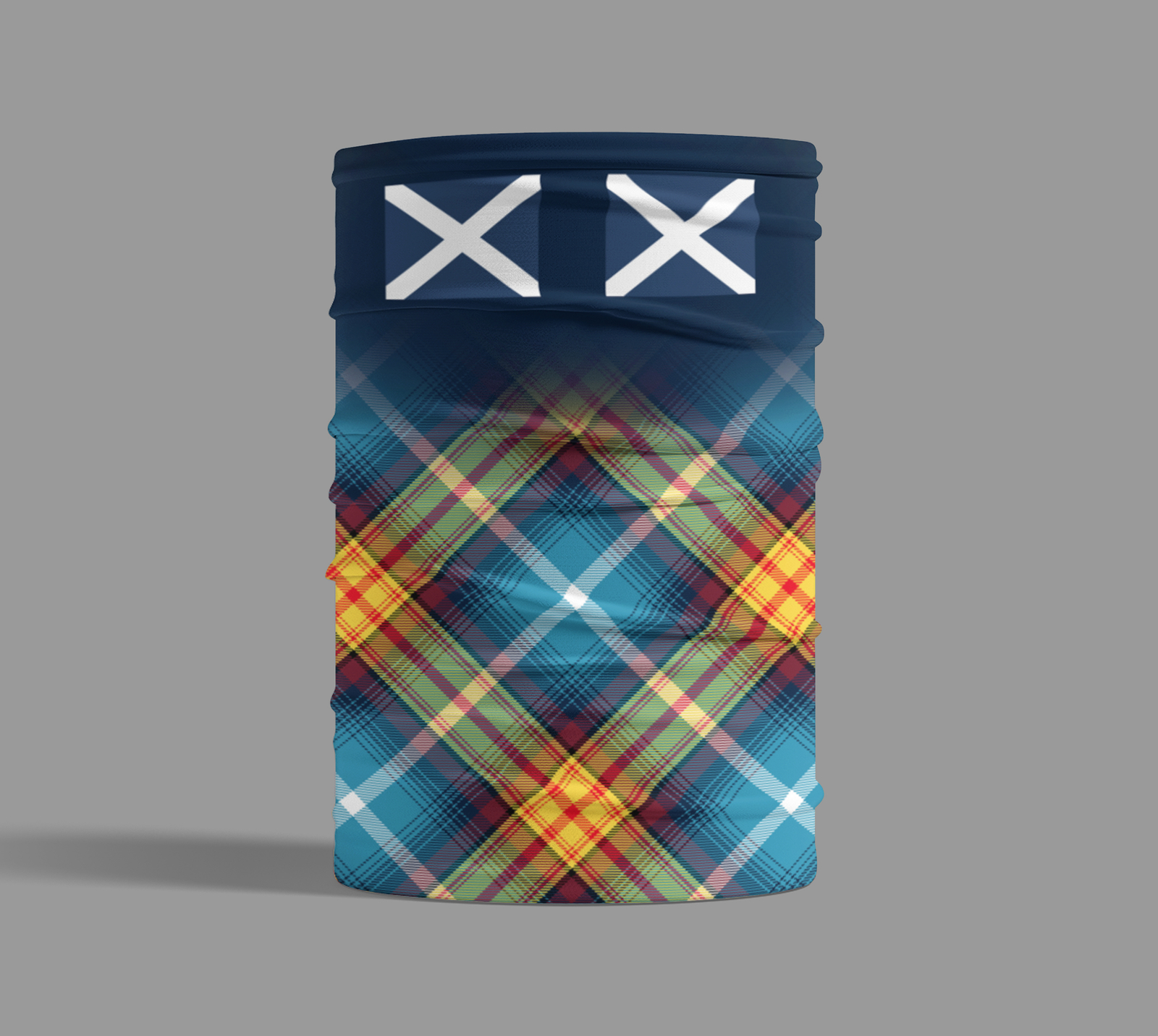 tubular-bandana-Navy Scottish Saltire flags Declaration Neck Gaiter printed areas Arbroath tartan.jpg