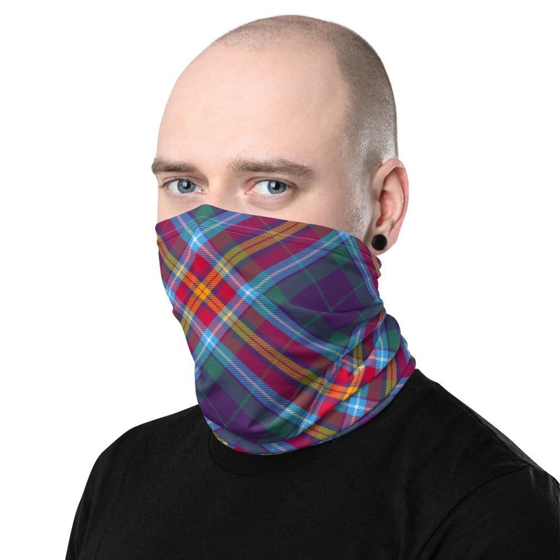 Alba Gu Brath Tartan Unisex Neck Gaiter - Large Sett 3