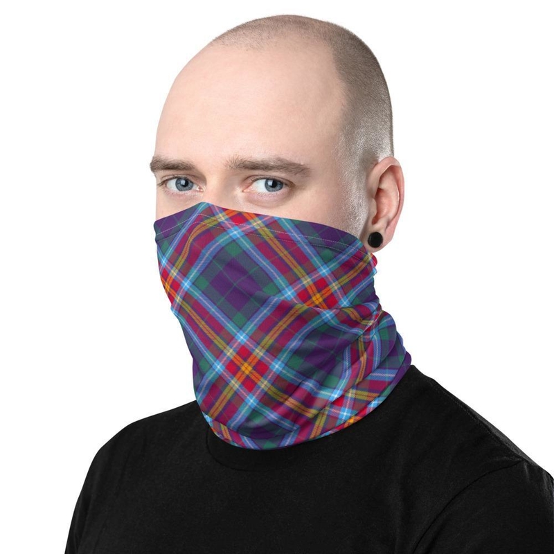 Alba Gu Brath Tartan Unisex Neck Gaiter - Small Sett 2