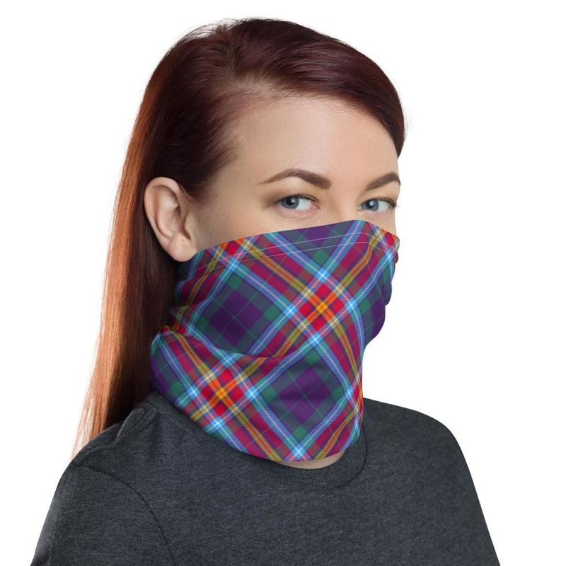 Alba Gu Brath Tartan Unisex Neck Gaiter - Small Sett 5