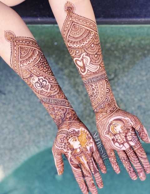 11 Popular Different Types Of Mehndi Designs - Letstute