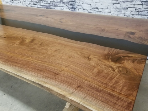 Bar Top Photo Gallery - Live Edge Wood - The Lumber Shack